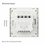 Умный проводной выключатель Яндекс, 2 клавиши, Zigbee, YNDX-00532, работает с Алисой (белый) купить